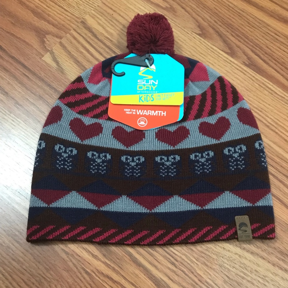 Sunday Afternoons Kids Hearts & Owls Beanie Hat